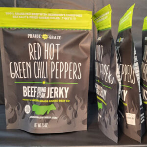 Red Hot Green Chili Peppers Beef Jerky