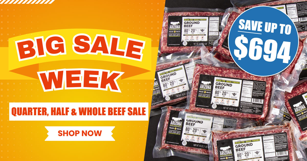 Quarter, Half & Whole Beef Sale!