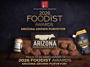 2026 Foodist Award Winner Arizona Grass Raised Beef