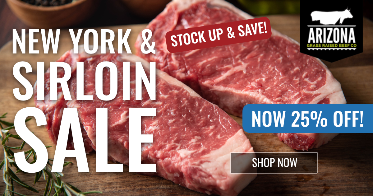 New York Strip & Top Sirloin Steak Sale