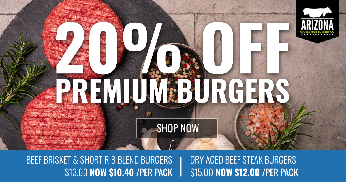 20% OFF Premium Burgers Sale!